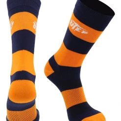 TCK All Schools UTEP Miners Socks Game Day Striped Crew Socks 3 TCK All Schools UTEP Miners Socks Game Day Striped Crew Socks