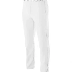 MadSportsStuff Mens Baseball Pants Open Bottom Adult Pro Line