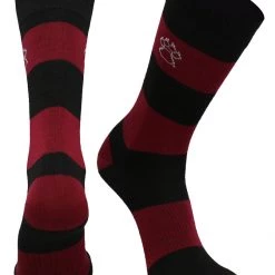 TCK New Mexico Lobos Socks Game Day Striped Crew Socks All Schools