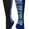 MadSportsStuff Digital Camo Shark Socks Over The Calf