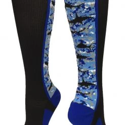 MadSportsStuff Digital Camo Shark Socks Over The Calf