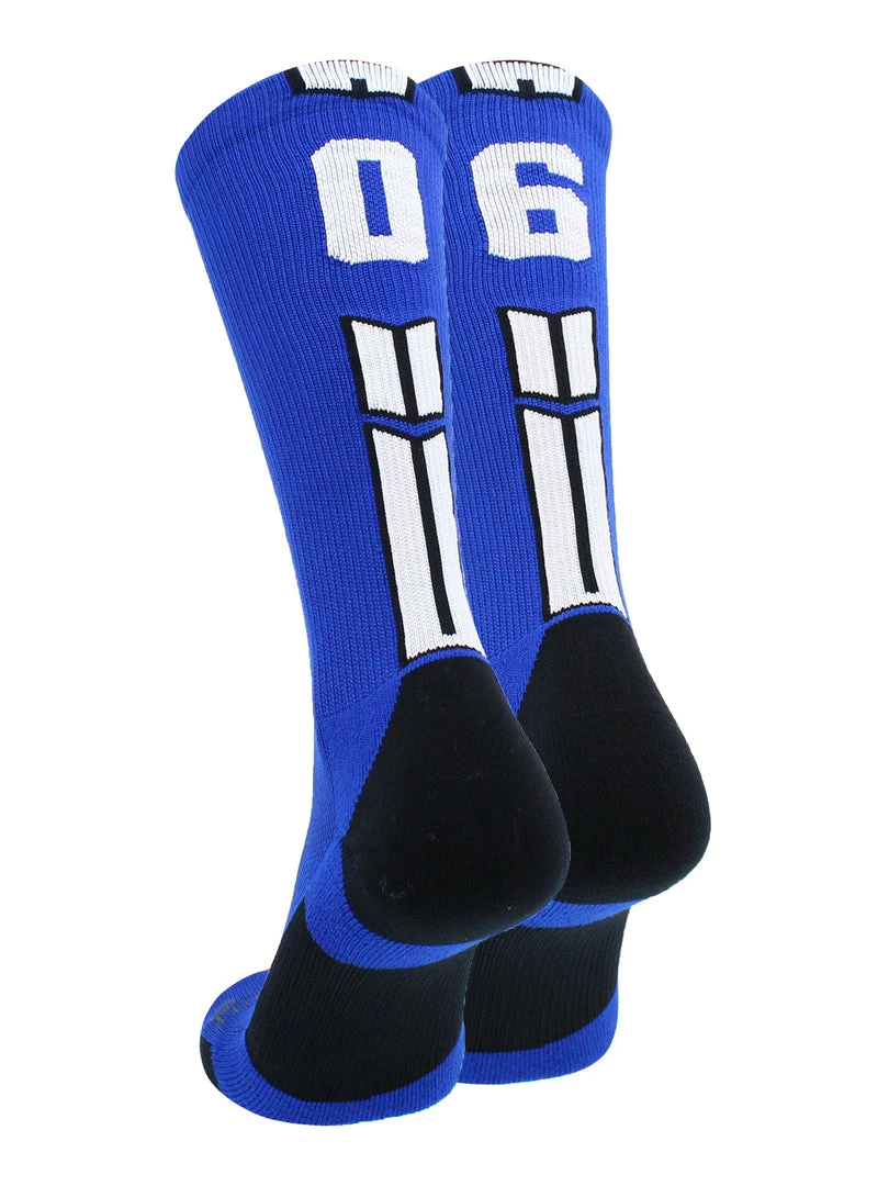 MadSportsStuff Volleyball Socks Royal Player ID Custom Number Crew Socks For Basketball Lacrosse Volleyball Boys And Girls 72 MadSportsStuff Volleyball Socks Royal Player ID Custom Number Crew Socks For Basketball Lacrosse Volleyball Boys And Girls