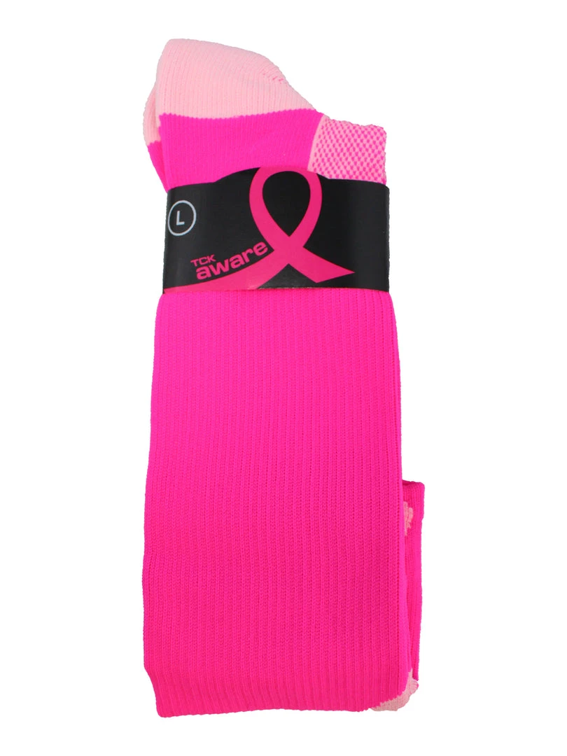 TCK Pink Ribbon Awareness Over The Calf Socks 3 TCK Pink Ribbon Awareness Over The Calf Socks
