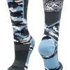 TCK Sports North Carolina Tar Heels Socks Woodland Camo Crew All Schools