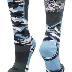 TCK Sports North Carolina Tar Heels Socks Woodland Camo Crew All Schools