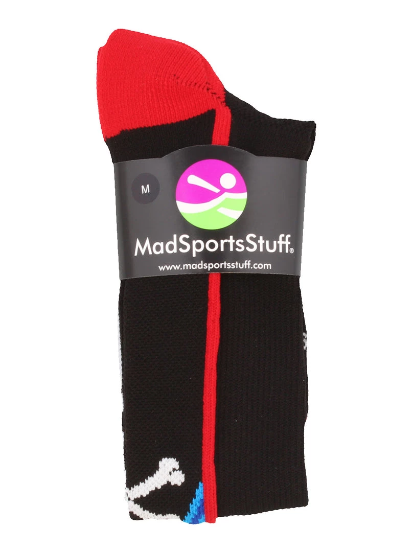 MadSportsStuff Crazy Socks With Laser Skull And Crossbones Over The Calf Socks 2 MadSportsStuff Crazy Socks With Laser Skull And Crossbones Over The Calf Socks