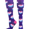 MadSportsStuff Cupcake Socks Over The Calf Length Softball Socks