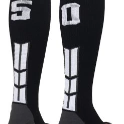 MadSportsStuff Softball Socks Black Player ID Custom Number Over The Calf Socks For Softball Baseball Football Boys And Girls 160 MadSportsStuff Softball Socks Black Player ID Custom Number Over The Calf Socks For Softball Baseball Football Boys And Girls