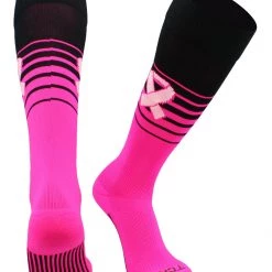 TCK Breaker Aware Breast Cancer Awareness Socks Over The Calf