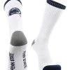 TCK Penn State Nittany Lions Socks Basic Crew White Socks All Schools