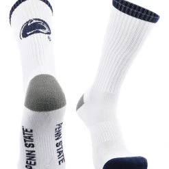 TCK Penn State Nittany Lions Socks Basic Crew White Socks All Schools