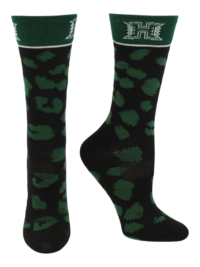 TCK Hawaii Rainbow Warriors Socks Womens Savage Crew Socks All Schools 2 TCK Hawaii Rainbow Warriors Socks Womens Savage Crew Socks All Schools