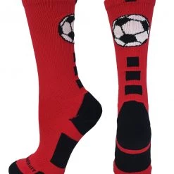 MadSportsStuff Soccer Ball Athletic Crew Socks (multiple Colors)