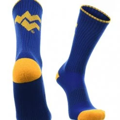TCK West Virginia Mountaineers Socks Campus Legend Crew Length 7 TCK West Virginia Mountaineers Socks Campus Legend Crew Length