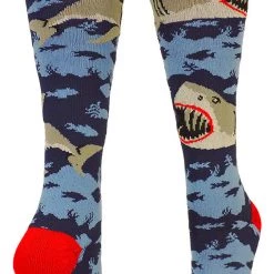 MadSportsStuff Softball Socks Great White Sharks Athletic Over The Calf Socks