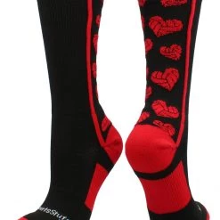 MadSportsStuff Volleyball Socks Crazy Love Volleyball Hearts Crew Socks 14 MadSportsStuff Volleyball Socks Crazy Love Volleyball Hearts Crew Socks