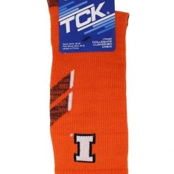 TCK Illinois Fighting Illini Socks University Of Illinois Illini Champion Crew Socks 8 TCK Illinois Fighting Illini Socks University Of Illinois Illini Champion Crew Socks
