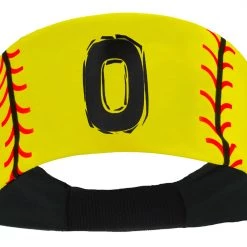 MadSportsStuff Softball Headband For Girls With Jersey Number (numbers 00-39) Headbands