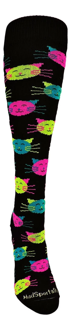 MadSportsStuff Cat Socks For Softball Soccer- Girls Or Boys- Athletic Over The Calf Socks For Sports Softball Socks 2 MadSportsStuff Cat Socks For Softball Soccer- Girls Or Boys- Athletic Over The Calf Socks For Sports Softball Socks