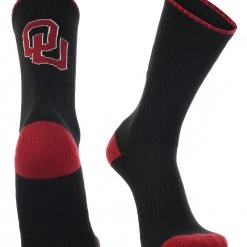 TCK OU Oklahoma Sooners Socks Campus Legend Crew Length All Schools