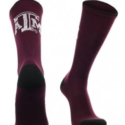TCK Texas A&M Aggies Socks Campus Legend Crew Length All Schools