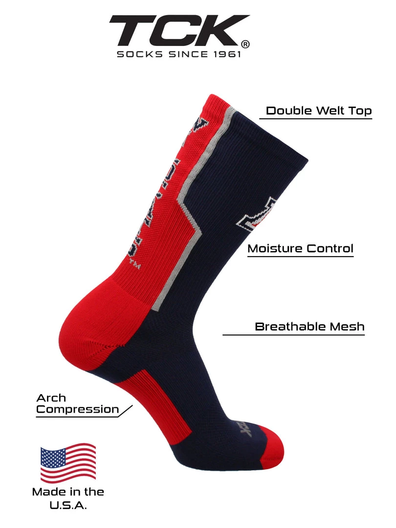 TCK All Schools University Of Arizona Wildcats Socks Perimeter Crew 4 TCK All Schools University Of Arizona Wildcats Socks Perimeter Crew