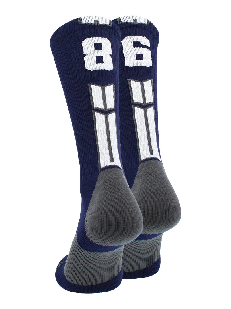 MadSportsStuff Volleyball Socks Navy Player ID Custom Number Crew Socks For Basketball Lacrosse Volleyball Boys And Girls 43 MadSportsStuff Volleyball Socks Navy Player ID Custom Number Crew Socks For Basketball Lacrosse Volleyball Boys And Girls