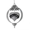 MadSportsStuff Track And Field Christmas Ornament With Heart Charm Charm Ornaments