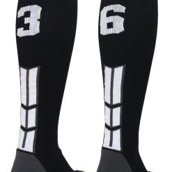 MadSportsStuff Softball Socks Black Player ID Custom Number Over The Calf Socks For Softball Baseball Football Boys And Girls 210 MadSportsStuff Softball Socks Black Player ID Custom Number Over The Calf Socks For Softball Baseball Football Boys And Girls