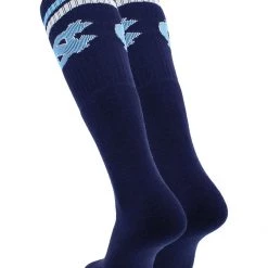 TCK All Schools North Carolina Tar Heels Socks Throwback Tube