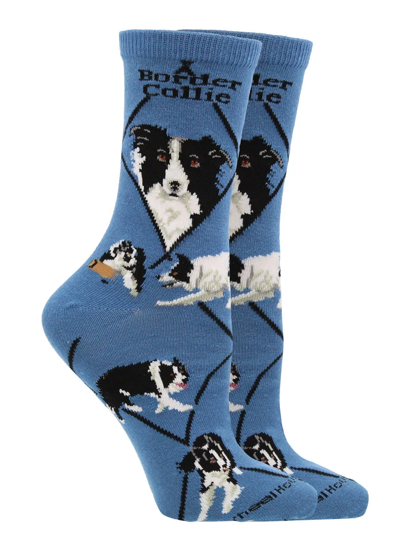 WHD Border Collie Socks For Women Gift For Dog Lovers 4 WHD Border Collie Socks For Women Gift For Dog Lovers