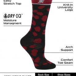 TCK All Schools New Mexico State Aggies Socks Womens Savage Crew Socks