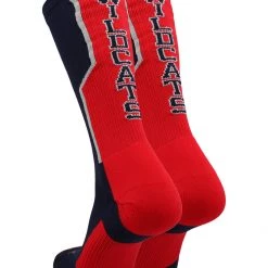 TCK All Schools University Of Arizona Wildcats Socks Perimeter Crew