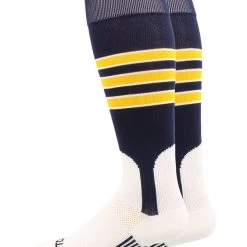MadSportsStuff Baseball Stirrup Socks 3 Stripe With Featheredge