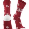 TCK OU Oklahoma Sooners Socks Crew Length Sock Mayhem