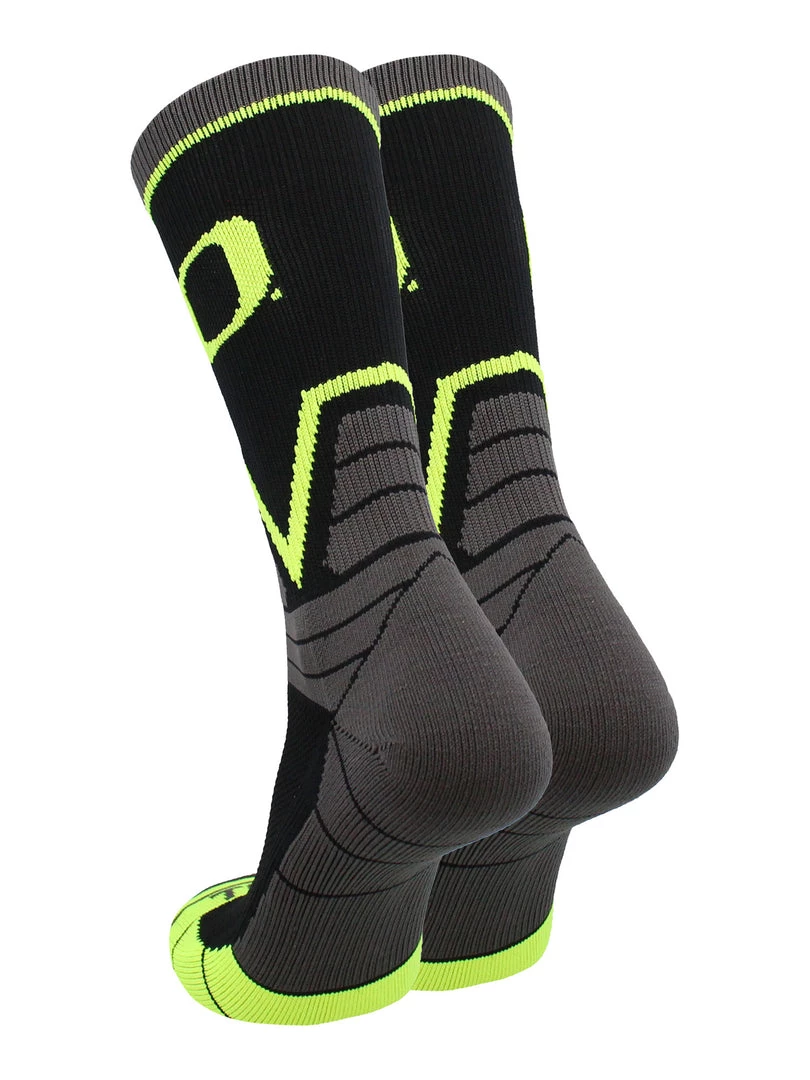 TCK Oregon Ducks Socks Victory Crew 2 TCK Oregon Ducks Socks Victory Crew