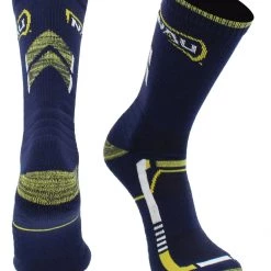 TCK NAU Lumberjacks Socks University Of Northern Arizona Lumberjacks Champion Crew Socks