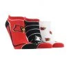 TCK Louisville Cardinals No Show Socks Full Field 3 Pack All Schools