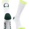 TCK Oregon Ducks Socks Basic Crew White Socks All Schools