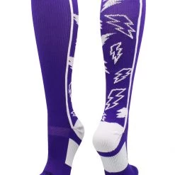 MadSportsStuff Baseball Socks Crazy Socks With Lightning Bolts (multiple Colors)