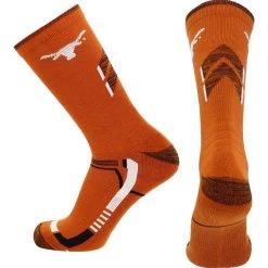TCK Texas Longhorns Socks University Of Texas Longhorns Champion Crew Socks