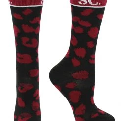 TCK All Schools South Carolina Gamecocks Socks Womens Savage Crew Socks