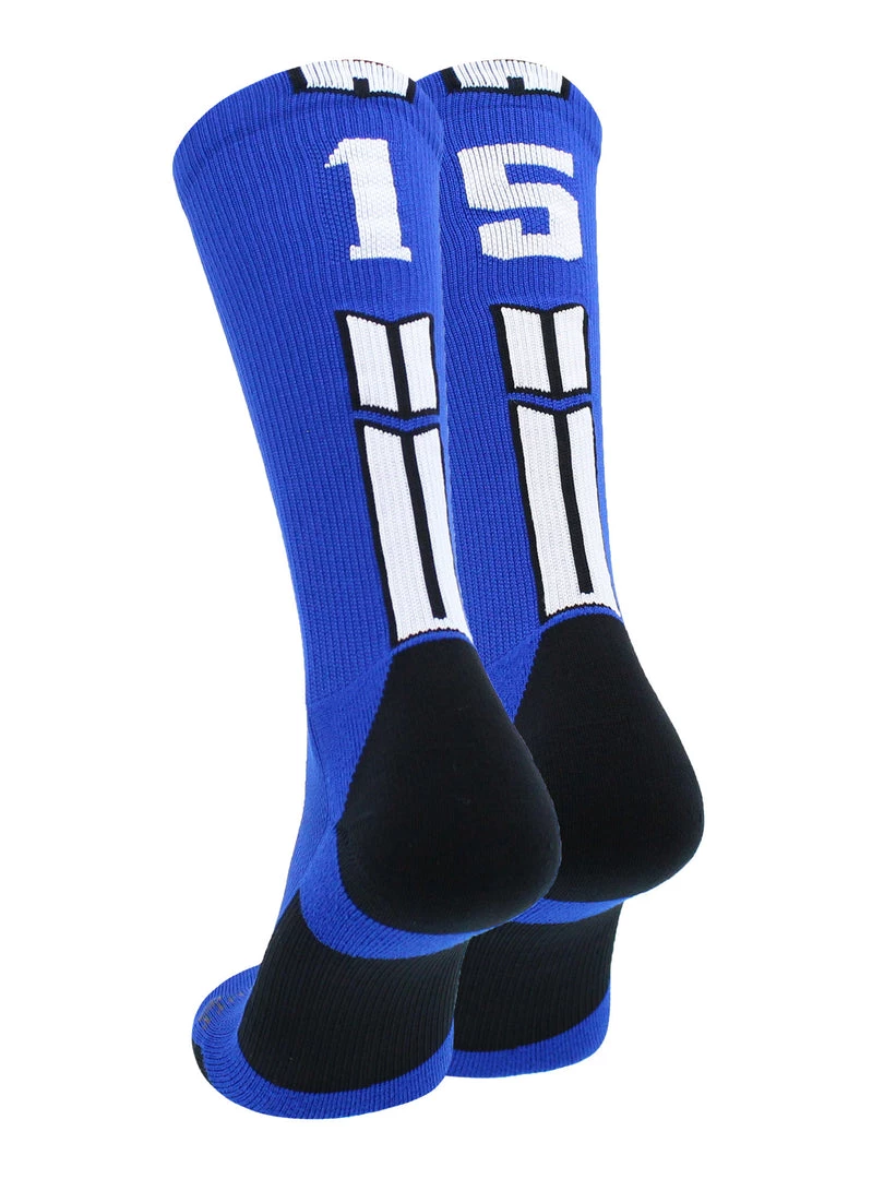 MadSportsStuff Volleyball Socks Royal Player ID Custom Number Crew Socks For Basketball Lacrosse Volleyball Boys And Girls 63 MadSportsStuff Volleyball Socks Royal Player ID Custom Number Crew Socks For Basketball Lacrosse Volleyball Boys And Girls