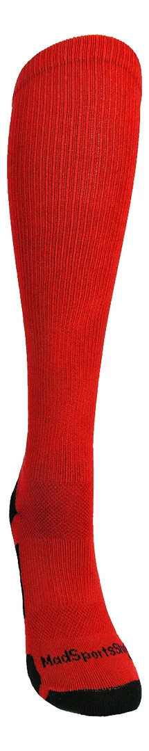 MadSportsStuff Red And Black Player ID Custom Number Over The Calf Socks For Softball Baseball Football Boys And Girls Baseball Socks 2 MadSportsStuff Red And Black Player ID Custom Number Over The Calf Socks For Softball Baseball Football Boys And Girls Baseball Socks