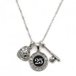 MadSportsStuff Jewelry Girls Softball Necklace With Jersey Number (Available In 39 Numbers) 75 MadSportsStuff Jewelry Girls Softball Necklace With Jersey Number (Available In 39 Numbers)
