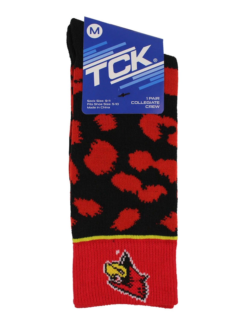 TCK ISU Illinois State Redbirds Socks Womens Savage Crew Socks 4 TCK ISU Illinois State Redbirds Socks Womens Savage Crew Socks