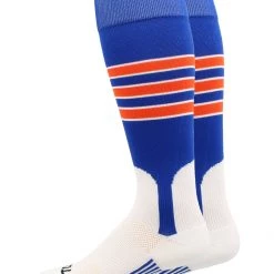 TCK Baseball Stirrup Socks With Stripes Pattern D Baseball Socks