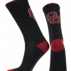 TCK OU Oklahoma Sooners Socks Campus Legend Crew Length All Schools