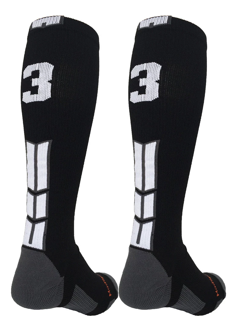 MadSportsStuff Softball Socks Black Player ID Custom Number Over The Calf Socks For Softball Baseball Football Boys And Girls 97 MadSportsStuff Softball Socks Black Player ID Custom Number Over The Calf Socks For Softball Baseball Football Boys And Girls