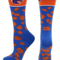 TCK Boise State Broncos Socks Womens Savage Crew Socks All Schools